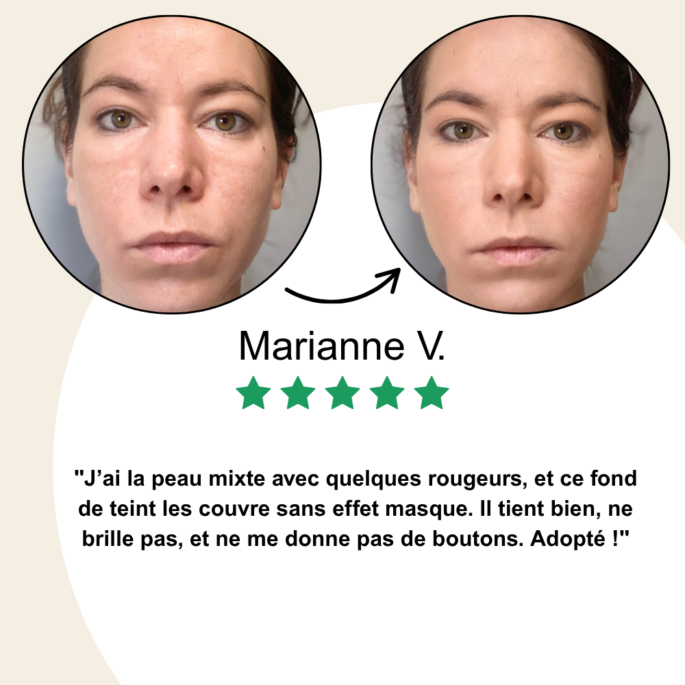 Fond de Teint - Ajustable à Votre Peau