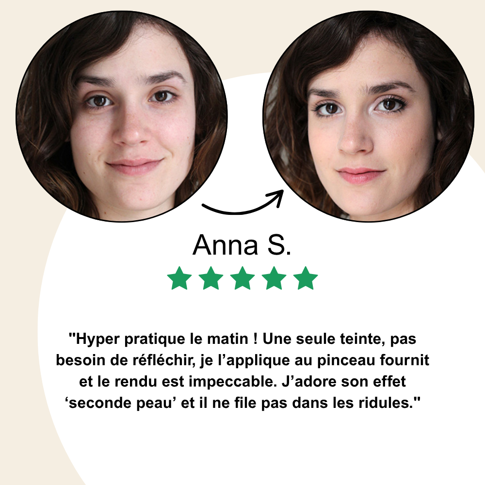 Fond de Teint - Ajustable à Votre Peau